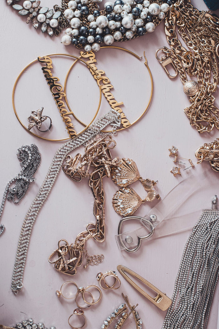925 Italy Chain mixed with miscellaneous jewelry
