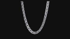 Video of a Teddy Howler Double link chain necklace