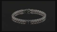 Video of Teddy Howler Box chain bracelet.