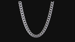 Video of Teddy Howler hollow curb necklace