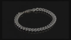 Video of Teddy Howler hollow curb bracelet 