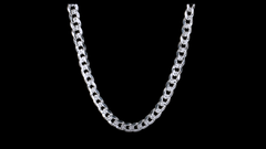 Teddy Howler Curb Pave Necklace